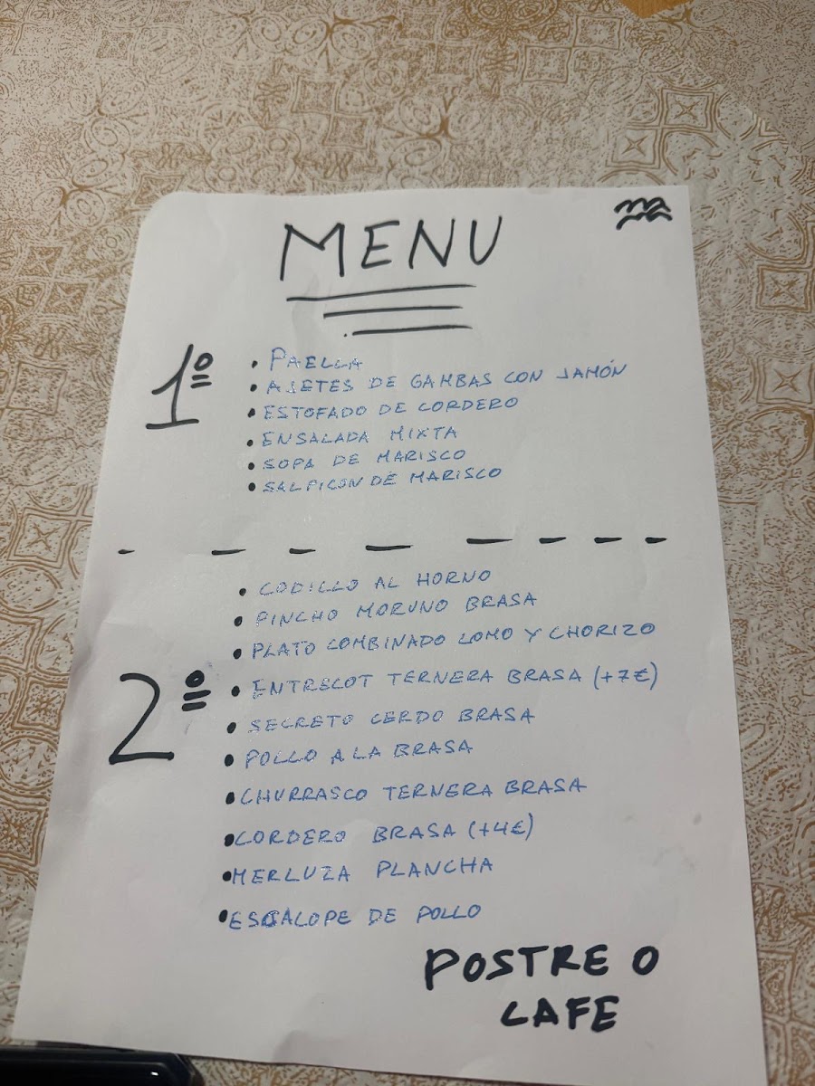 Menu Hostal Restaurante El Mirador-6