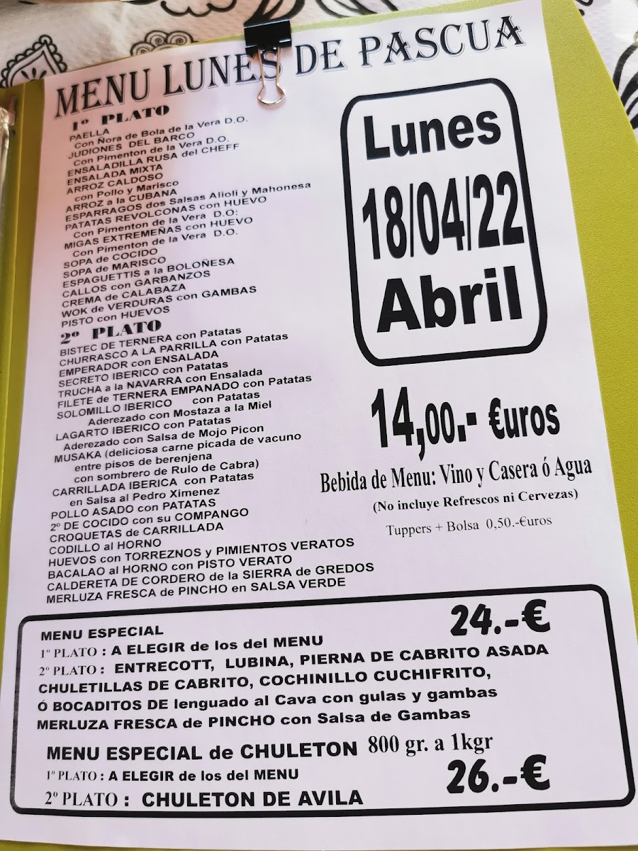 Menu Hosteria Doña Conchi-10