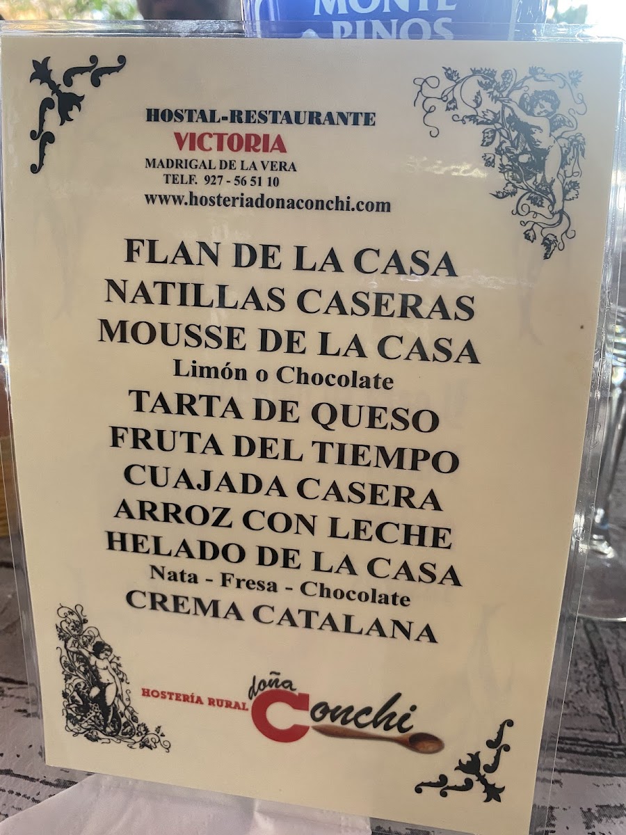 Menu Hosteria Doña Conchi-5