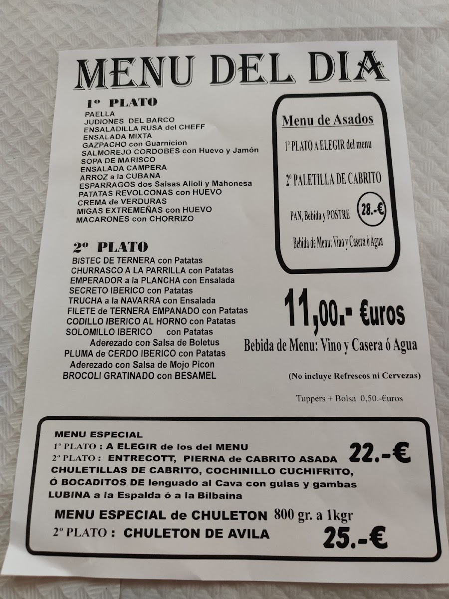 Menu Hosteria Doña Conchi-9