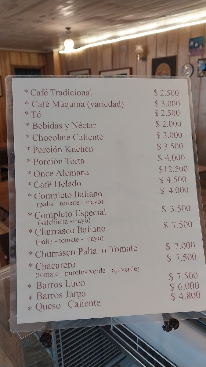 Menu Hostería Y Salón De Té Trayen-2