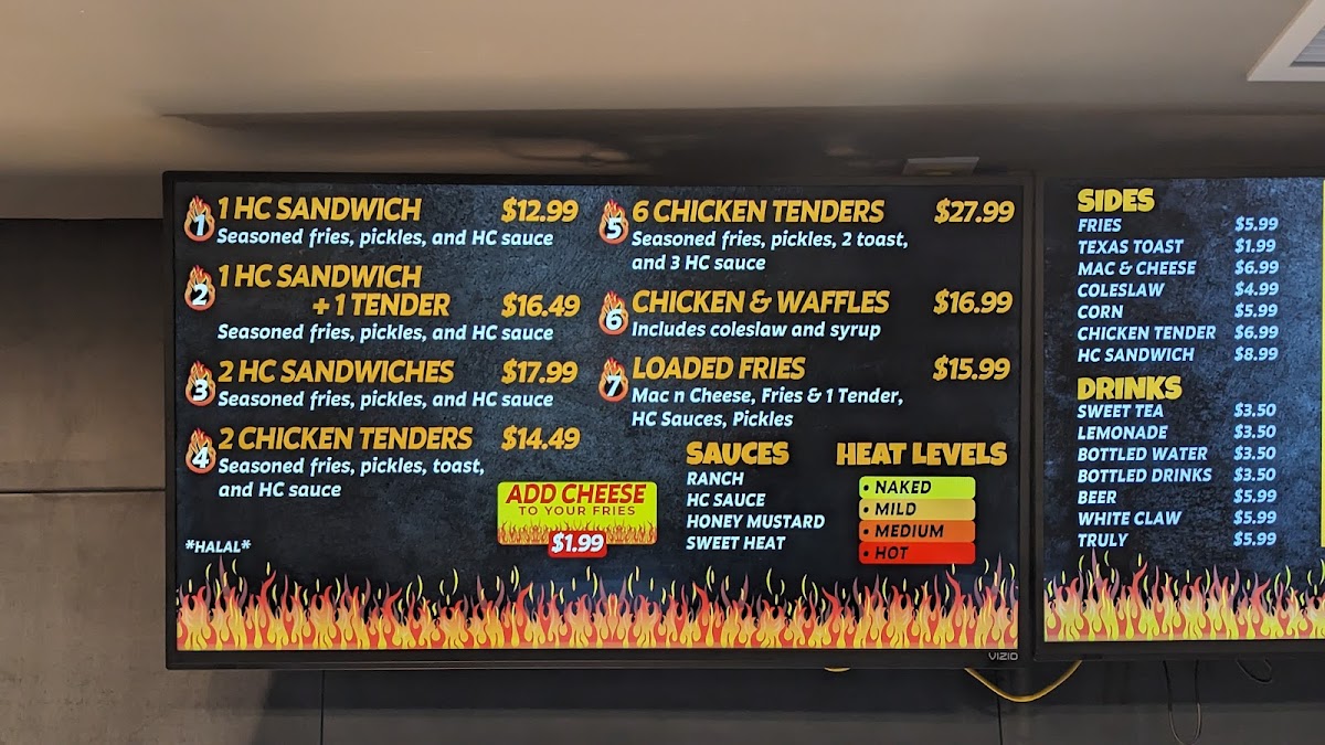 Menu Hot Chickz Chicken Sandwiches-4