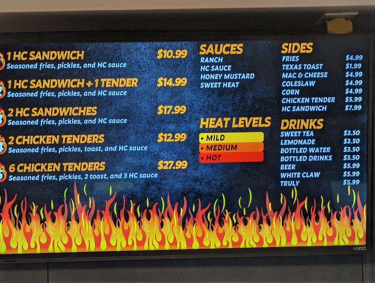 Menu Hot Chickz Chicken Sandwiches-8