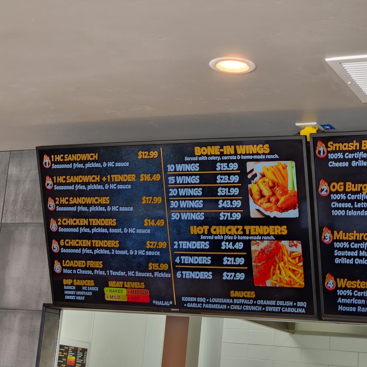 Menu Hot Chickz Chicken Sandwiches-9