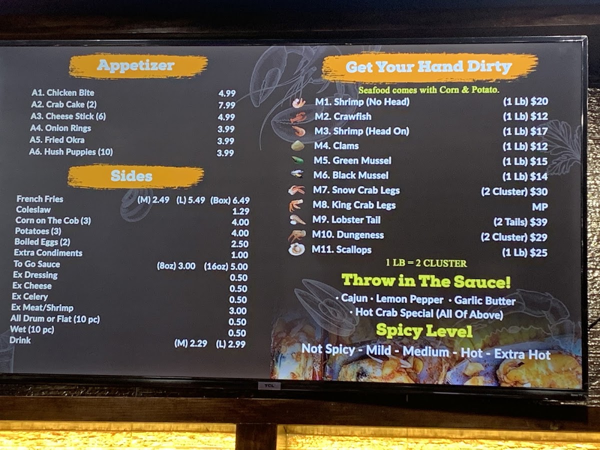 Menu Hot Crab Juicy Seafood & Wings-1