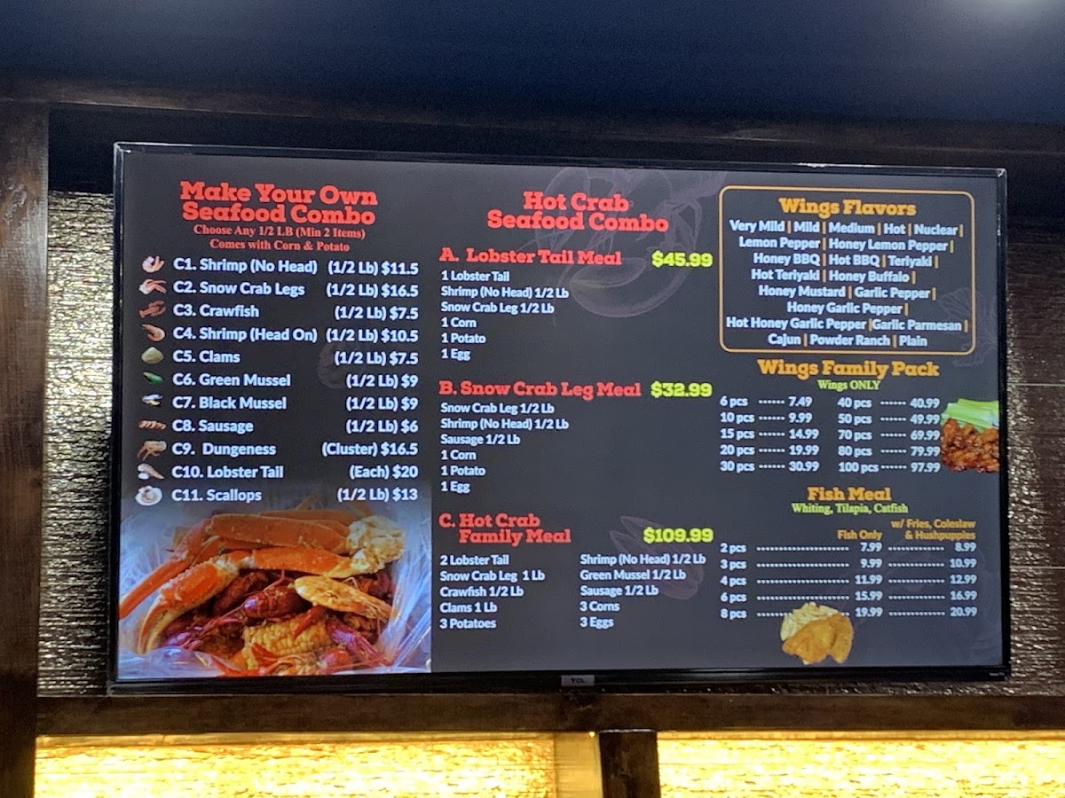 Menu Hot Crab Juicy Seafood & Wings-2