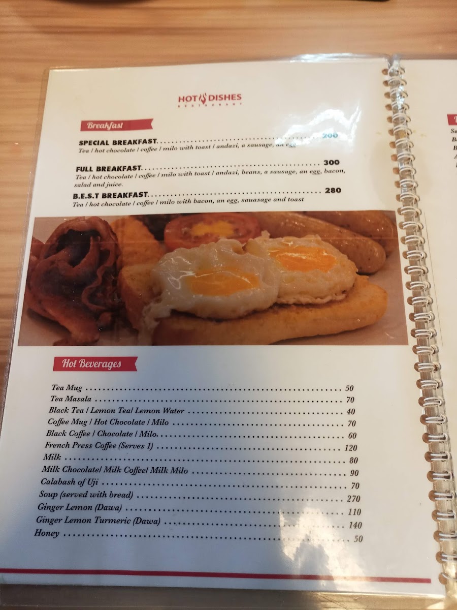 Menu Hot Dishes Restaurant (Bruce House)-4