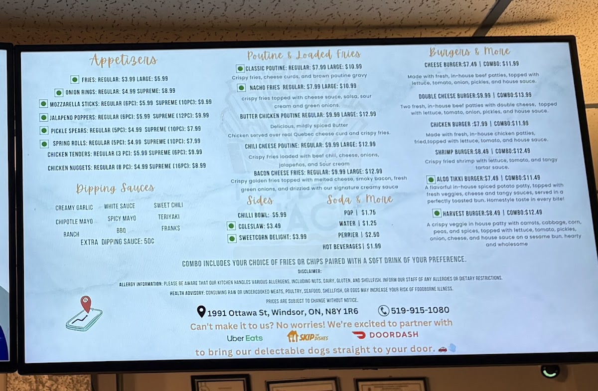 Menu Hot Dog Shack-4