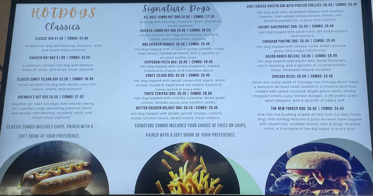 Menu Hot Dog Shack-6