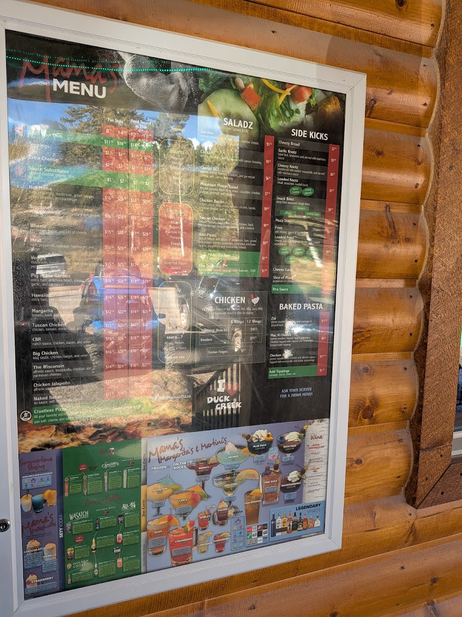 Menu Hot Mama's Pizza & Brew-1