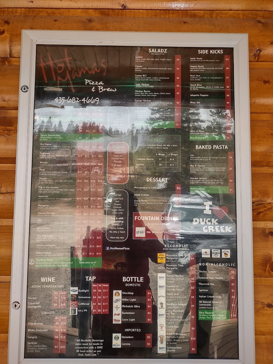 Menu Hot Mama's Pizza & Brew-2