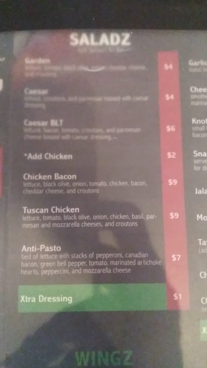 Menu Hot Mama's Pizza & Brew-3
