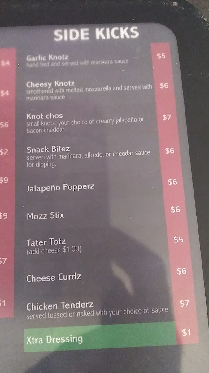 Menu Hot Mama's Pizza & Brew-7