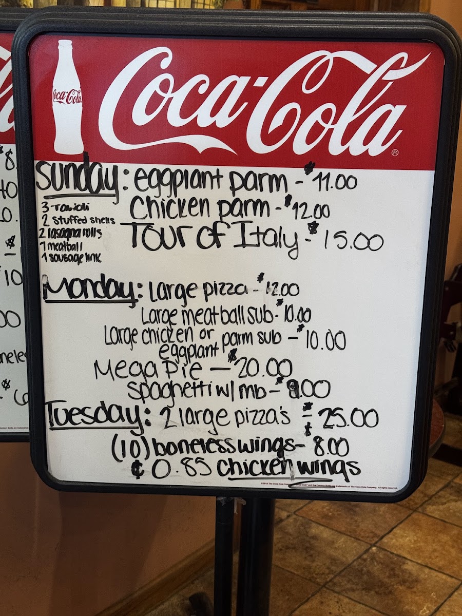 Menu Hot Off The Brick New York Style Pizza-1
