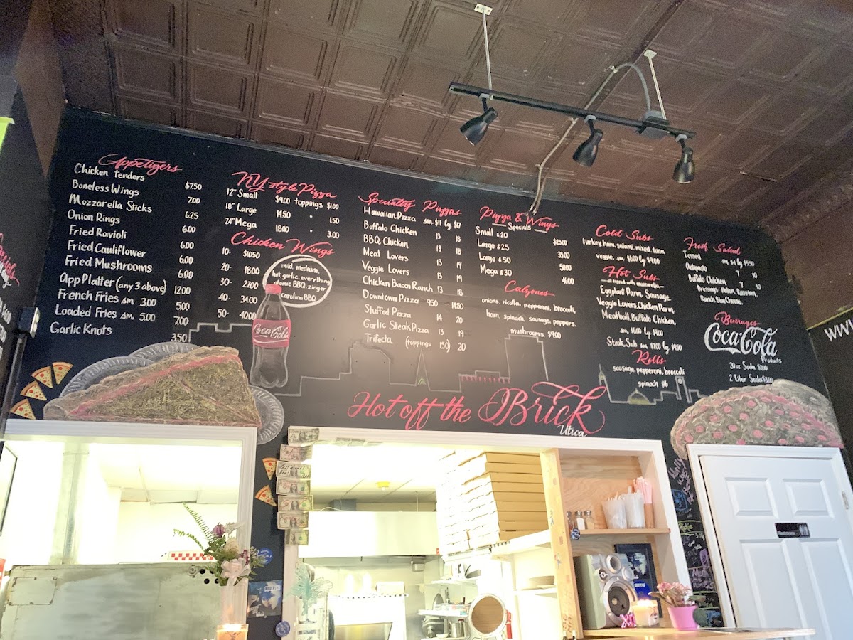 Menu Hot Off The Brick New York Style Pizza-3