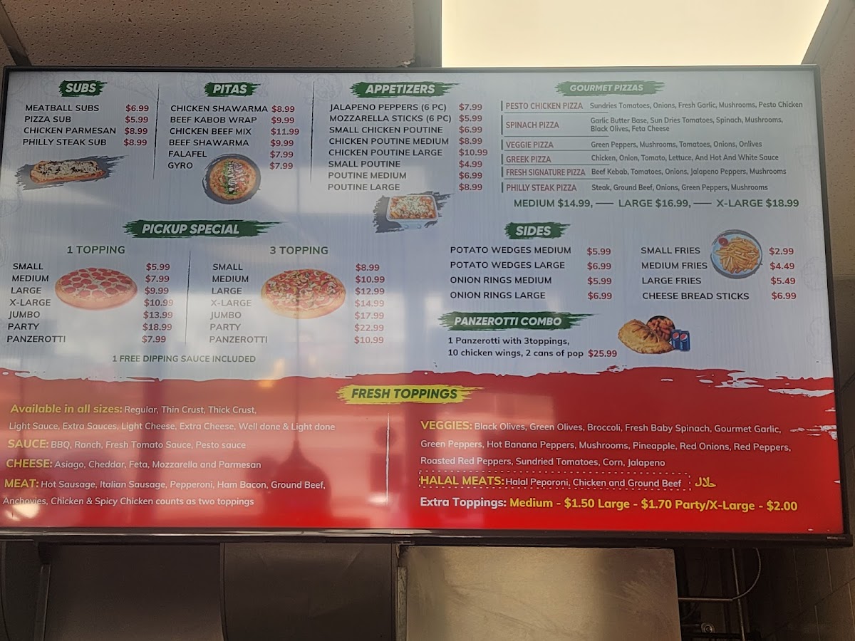 Menu Hot Stone Pizza And Shawarma-2