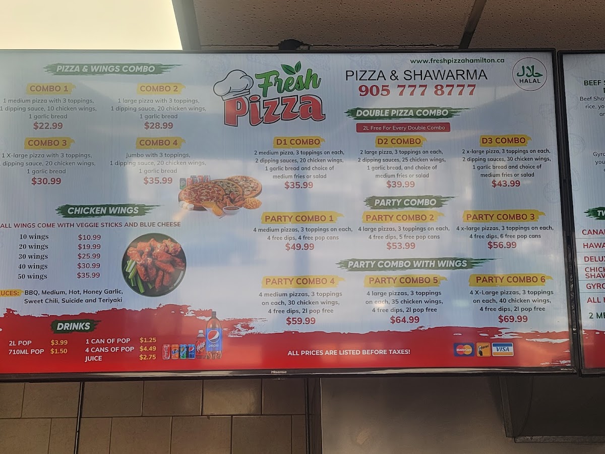 Menu Hot Stone Pizza And Shawarma-8
