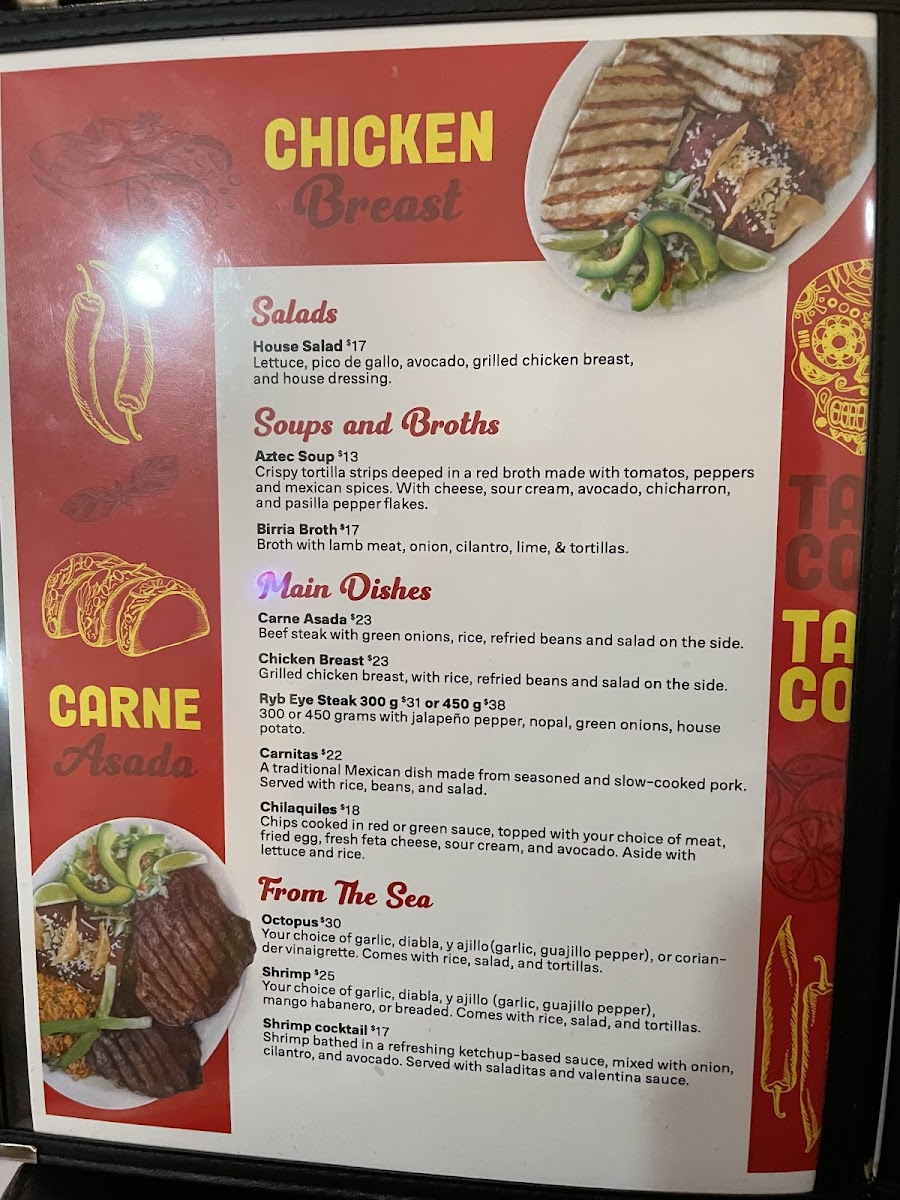 Menu Hot Tacos Restaurant - Windsor-3