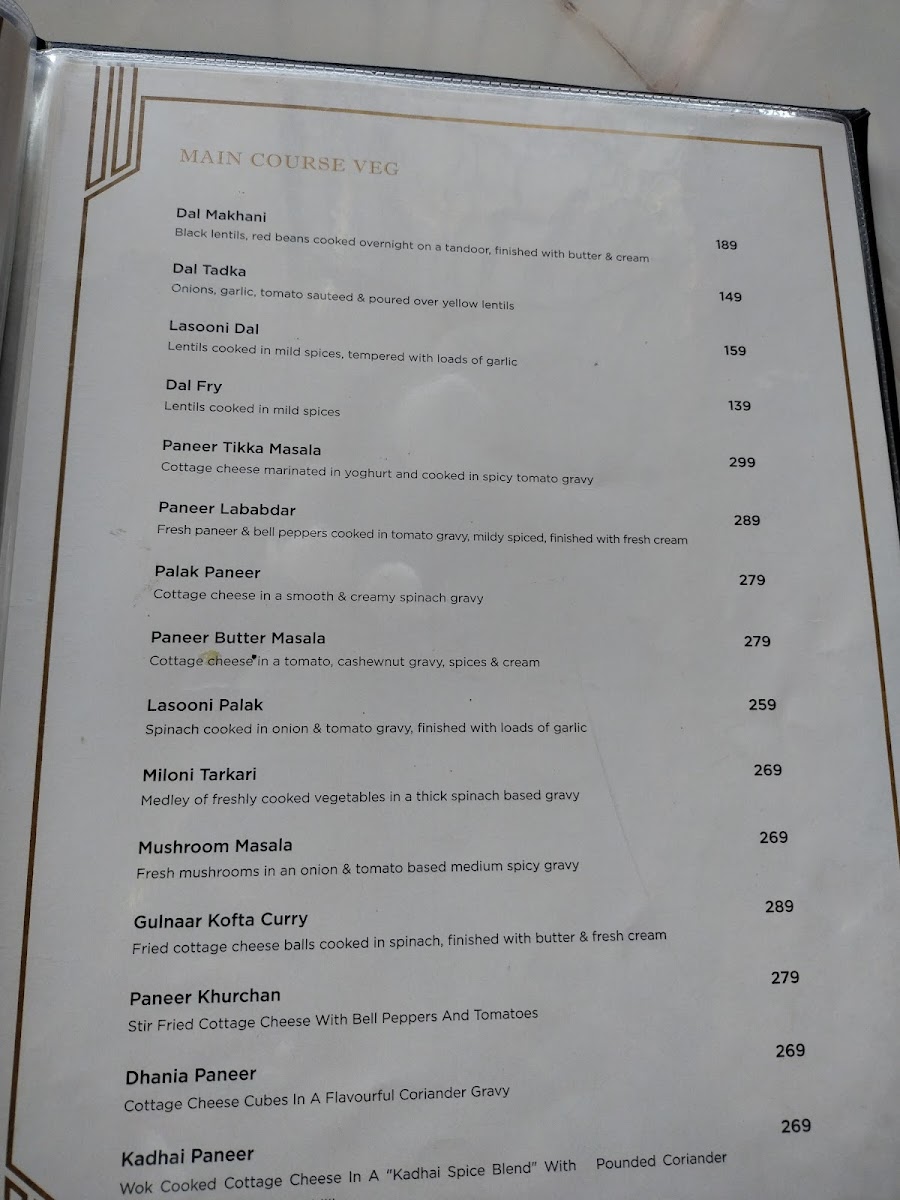 Menu Hotel 84 East-10