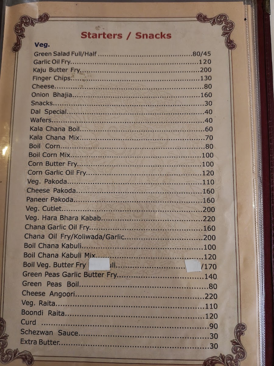Menu Hotel Amba Palace-1