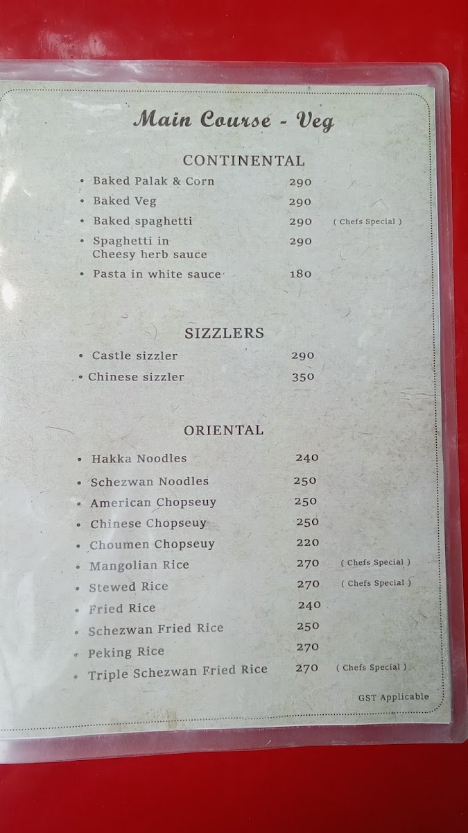 Menu Hotel Castle-2