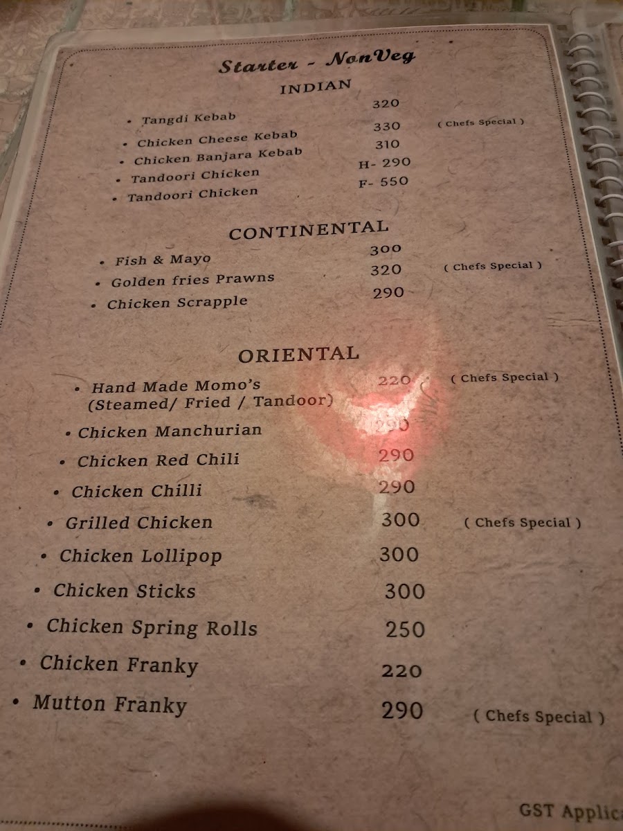 Menu Hotel Castle-5
