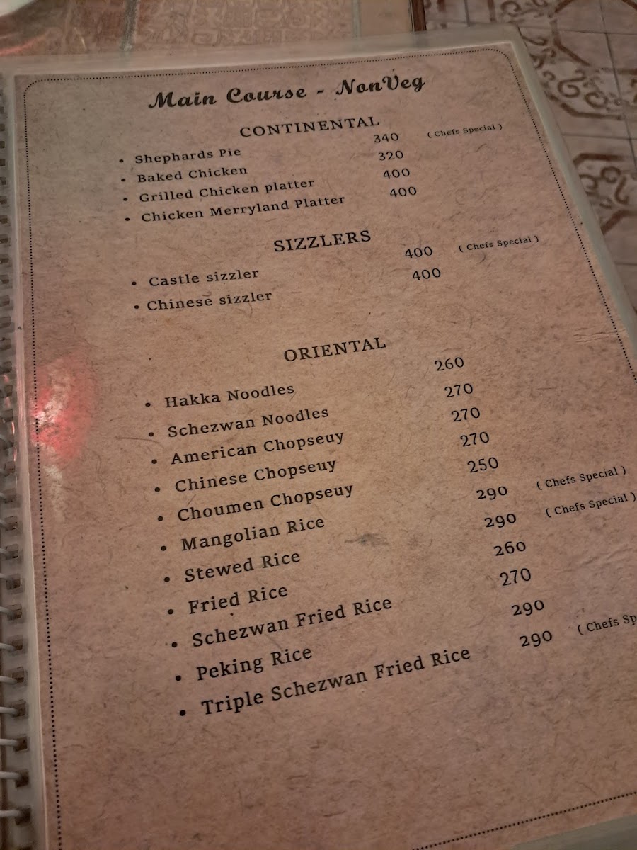 Menu Hotel Castle-7