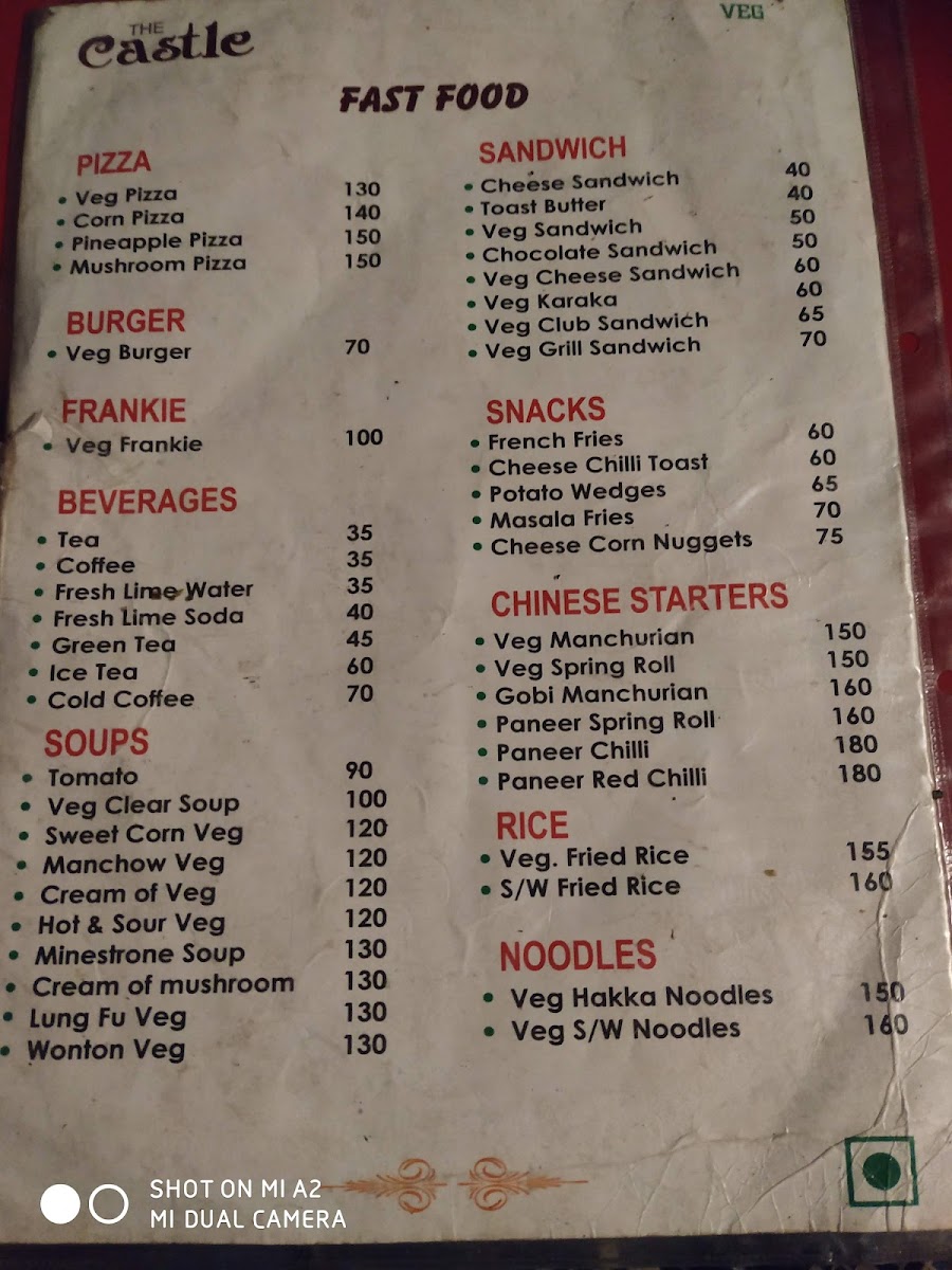 Menu Hotel Castle-8