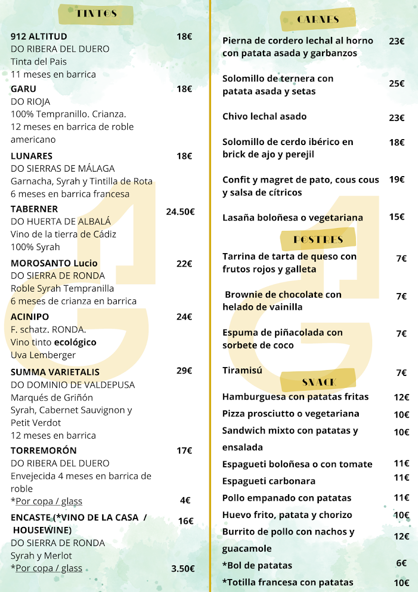 Menu Hotel Cerro De Hijar-2