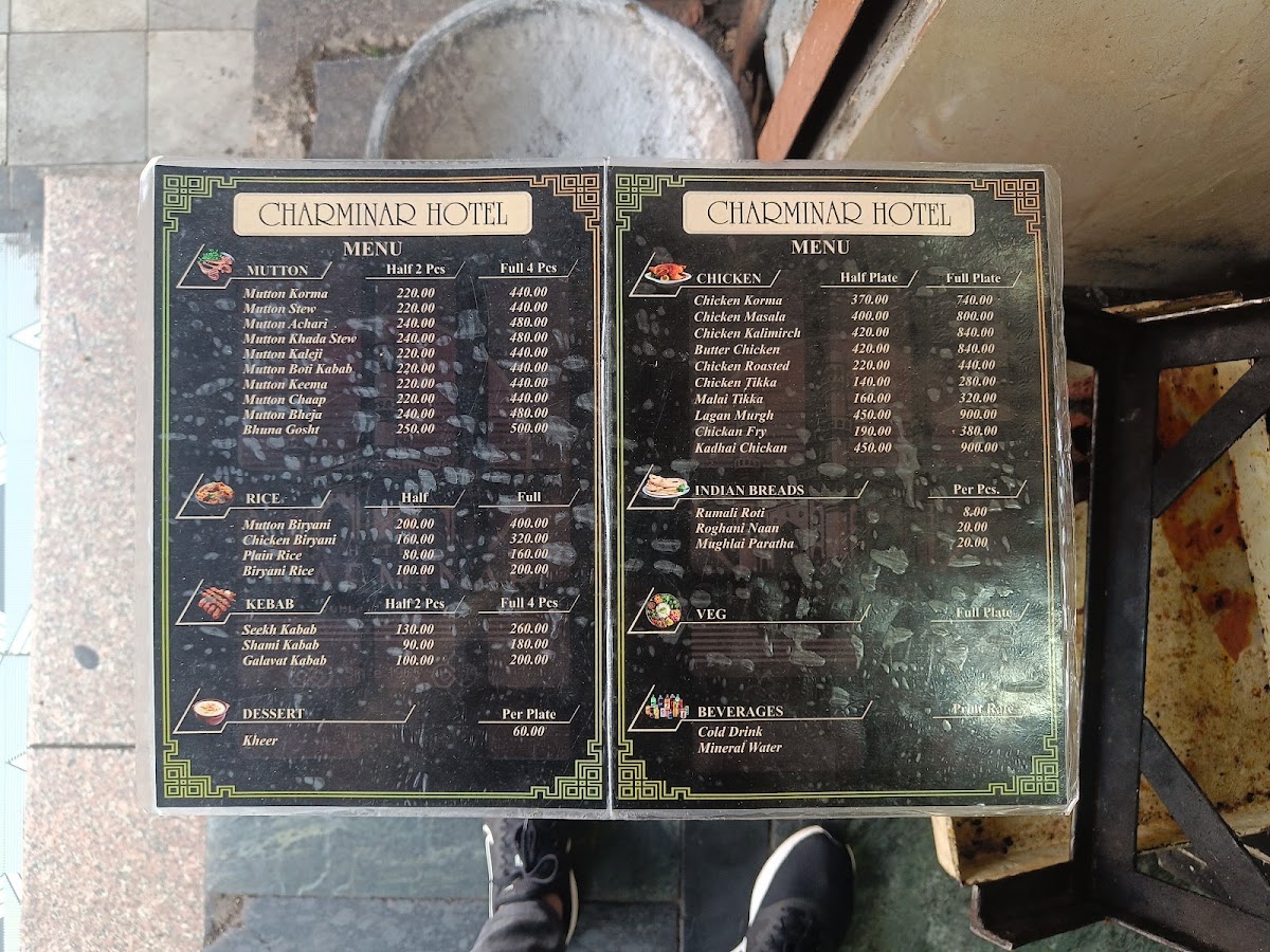 Menu Hotel Charminar-4