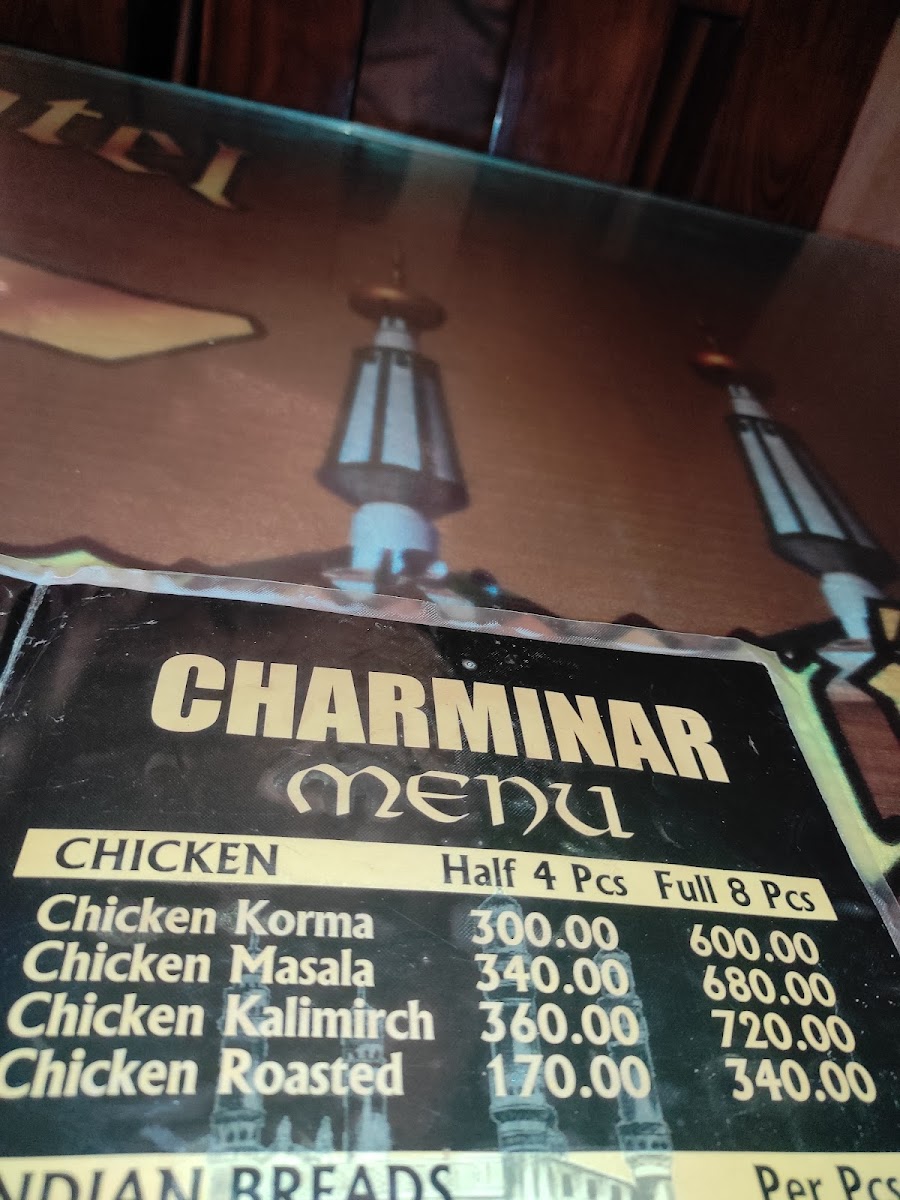 Menu Hotel Charminar-7