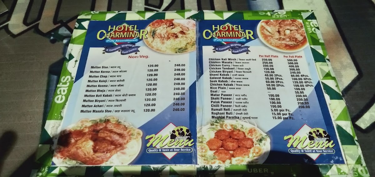 Menu Hotel Charminar-8