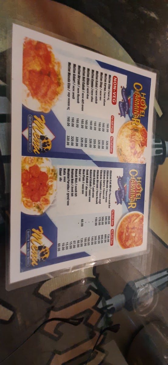 Menu Hotel Charminar-9