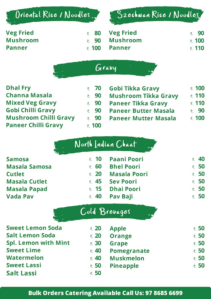 Menu Hotel Grand Krishna Veg Restaurant-2