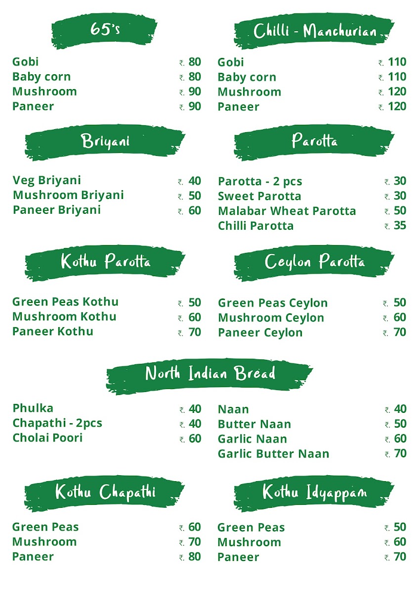 Menu Hotel Grand Krishna Veg Restaurant-3