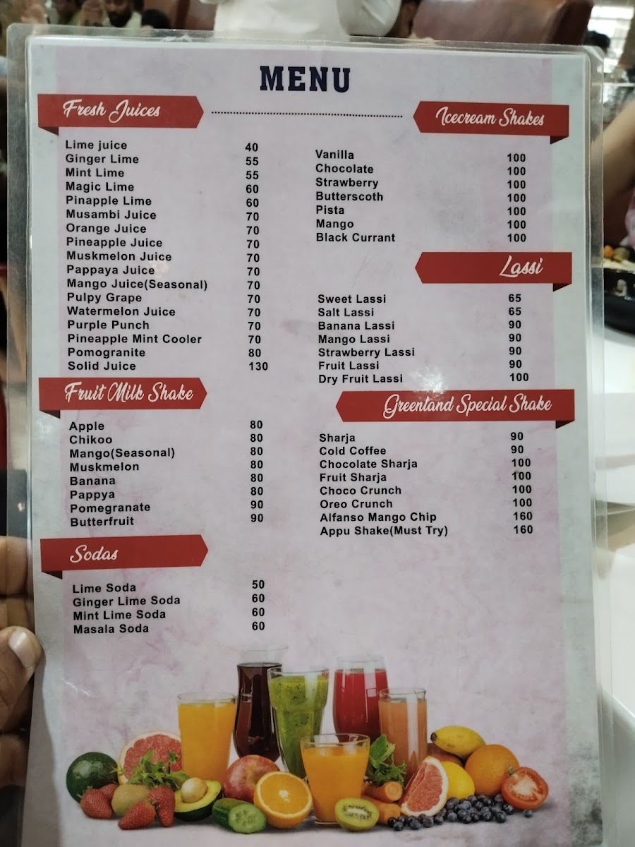 Menu Hotel Green Land-7