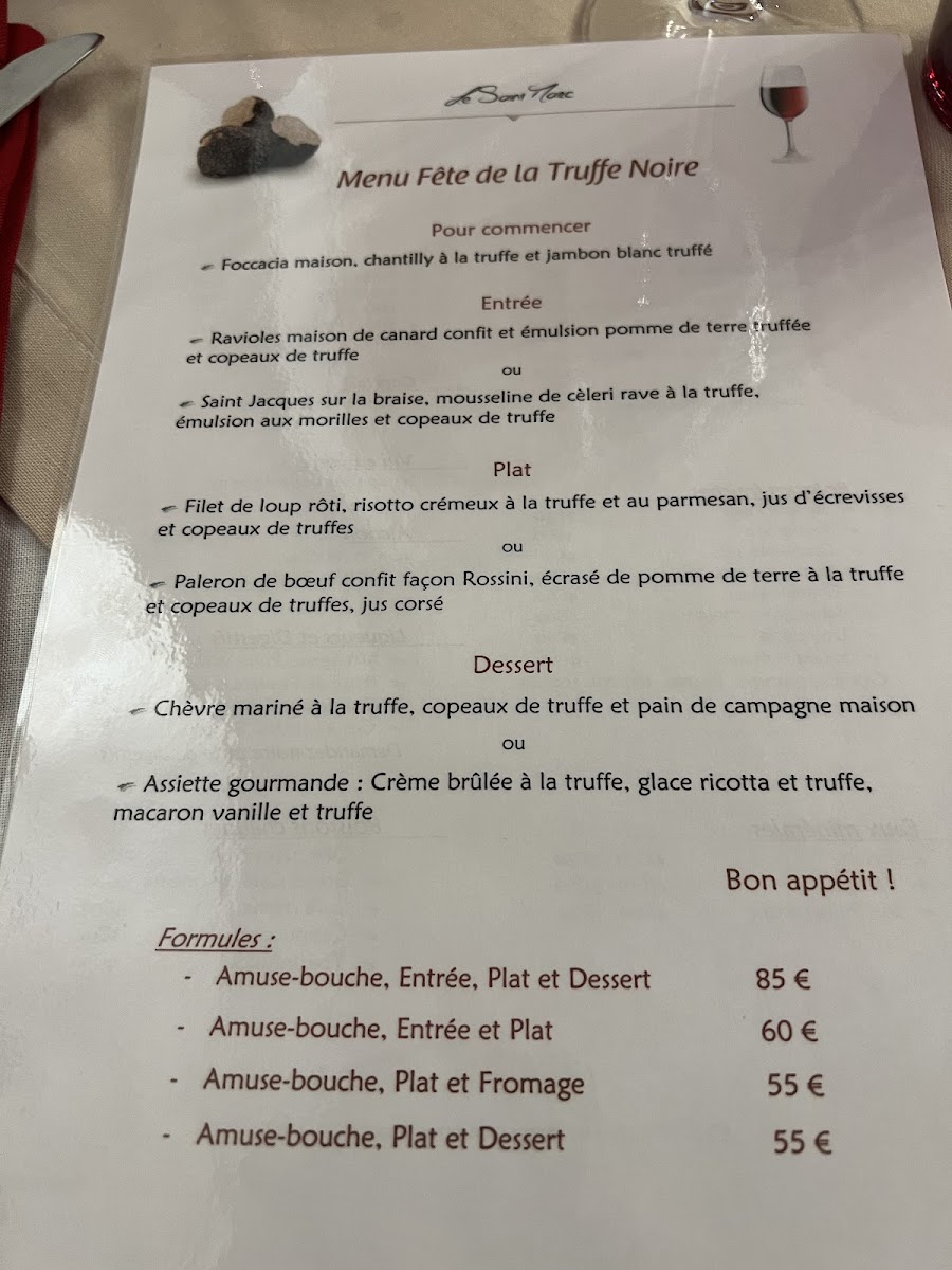 Menu Hotel Le Saint-Marc-2