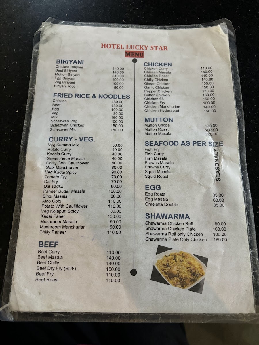 Menu Hotel Lucky Star-3