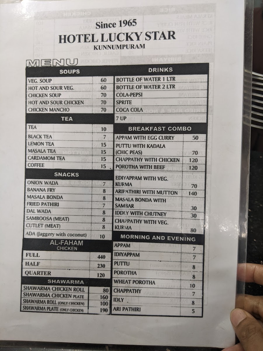 Menu Hotel Lucky Star-5