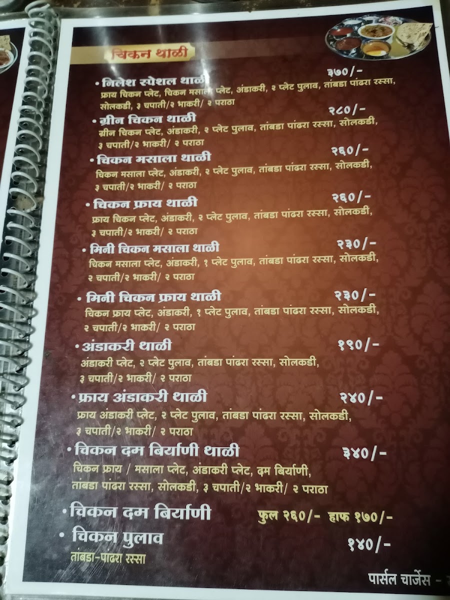 Menu Hotel Nilesh-2