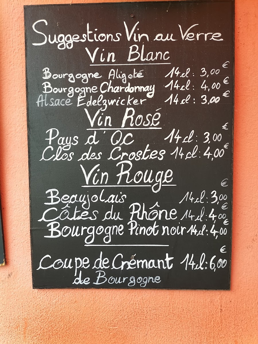 Menu Hôtel-Restaurant Du Commerce-1