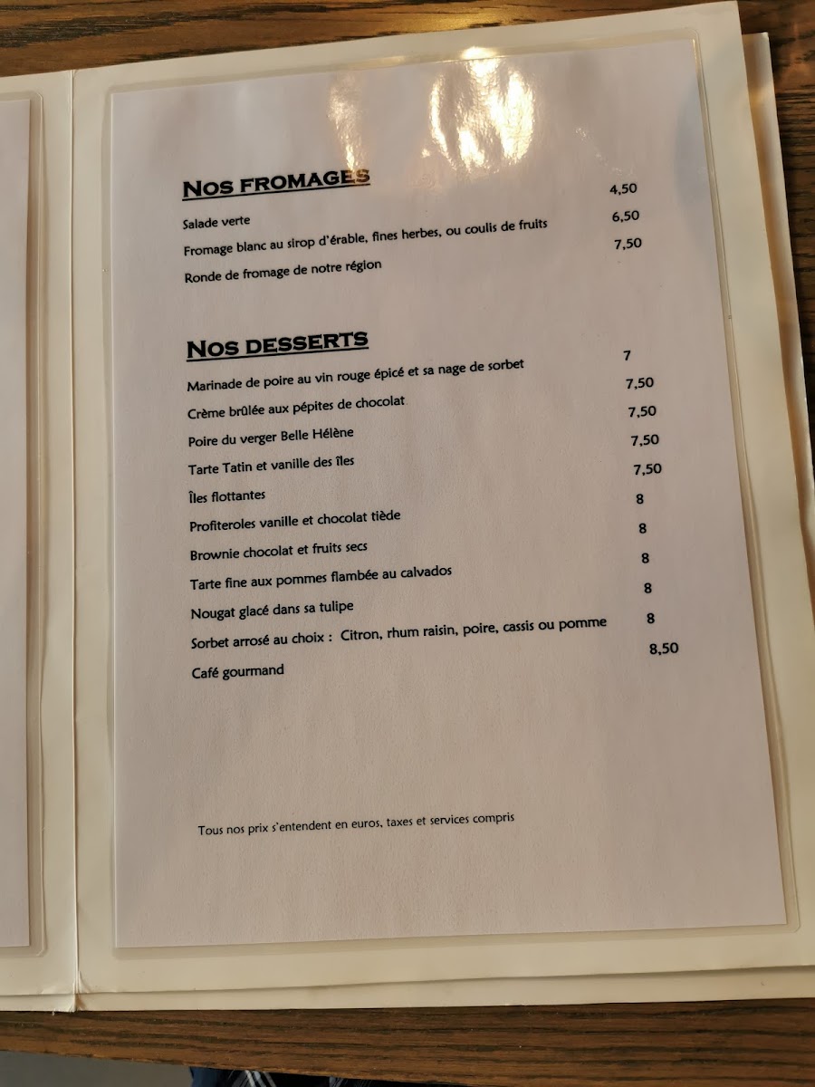 Menu Hôtel-Restaurant Du Commerce-4