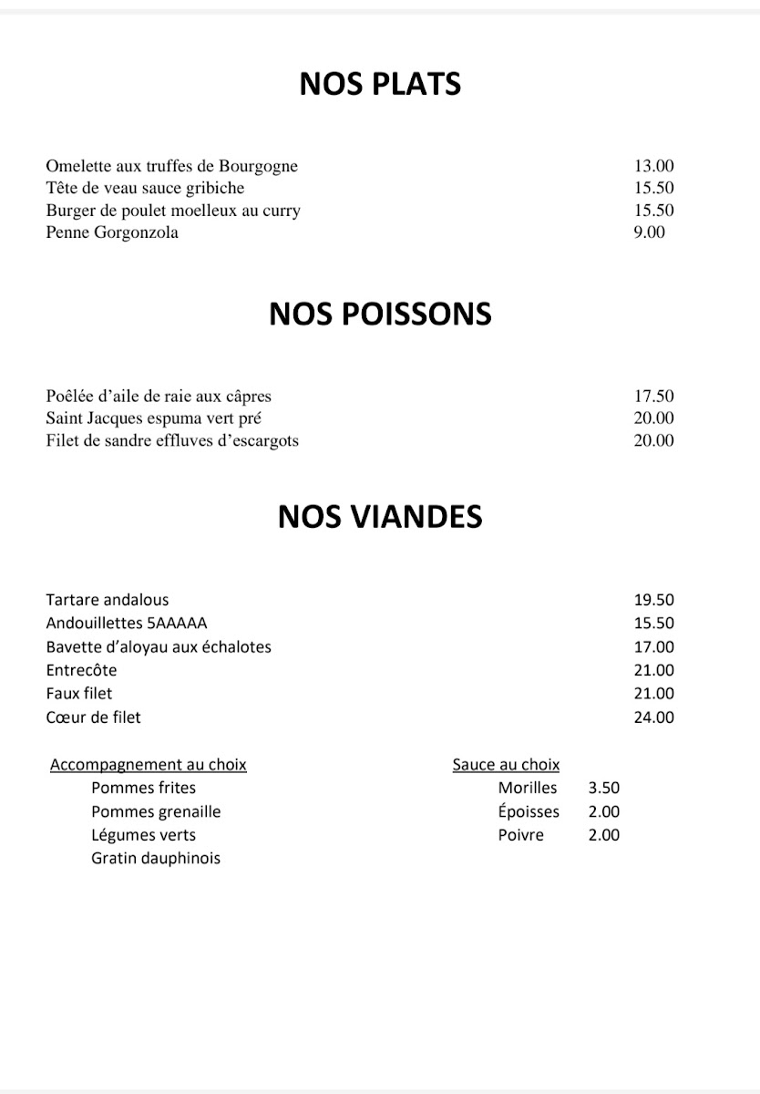Menu Hôtel-Restaurant Du Commerce-7