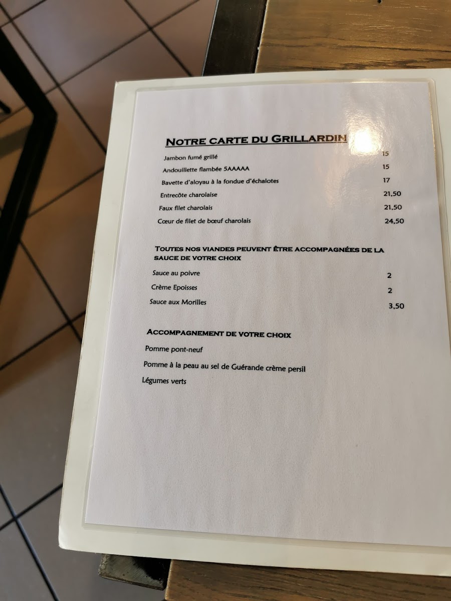 Menu Hôtel-Restaurant Du Commerce-9