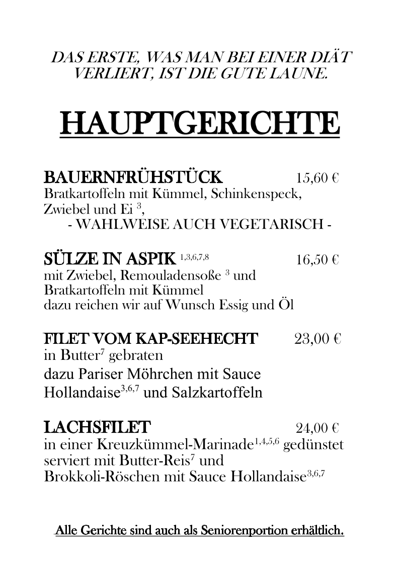 Menu Hotel & Restaurant 'gasthof Zum Fürstenthal'-4
