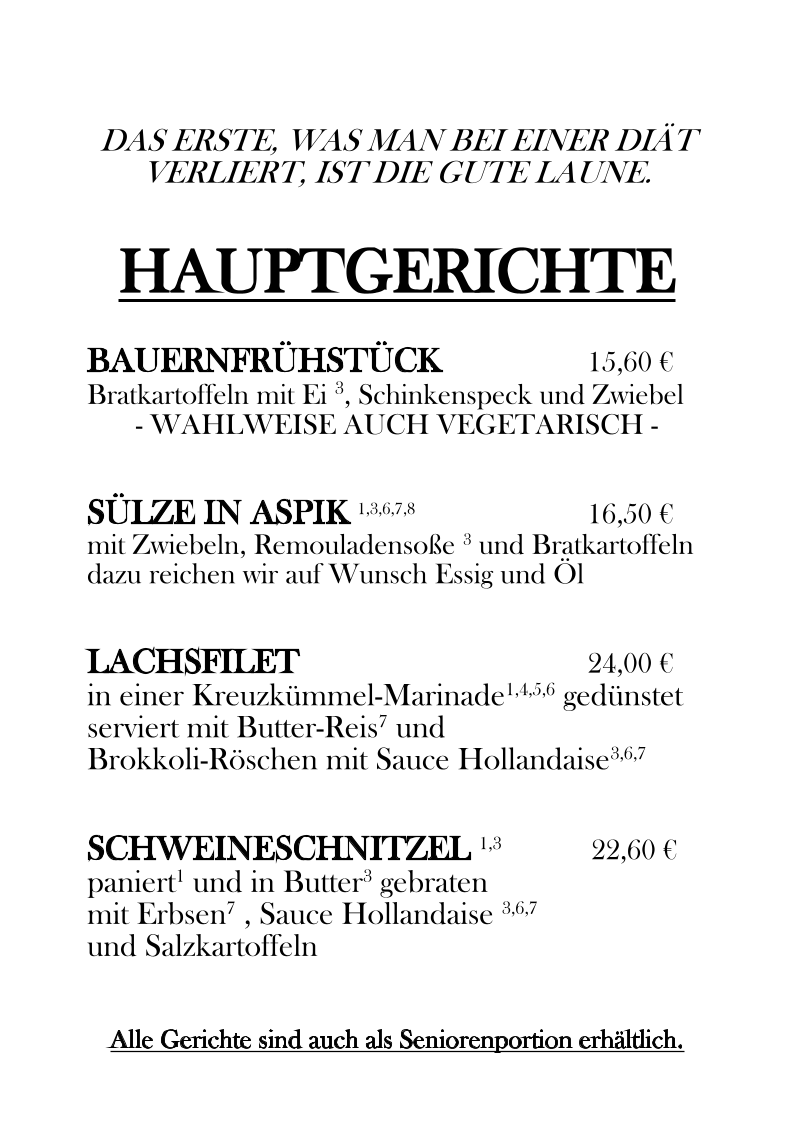 Menu Hotel & Restaurant 'gasthof Zum Fürstenthal'-5