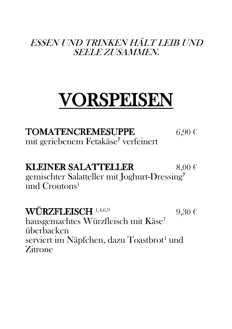 Menu Hotel & Restaurant 'gasthof Zum Fürstenthal'-7