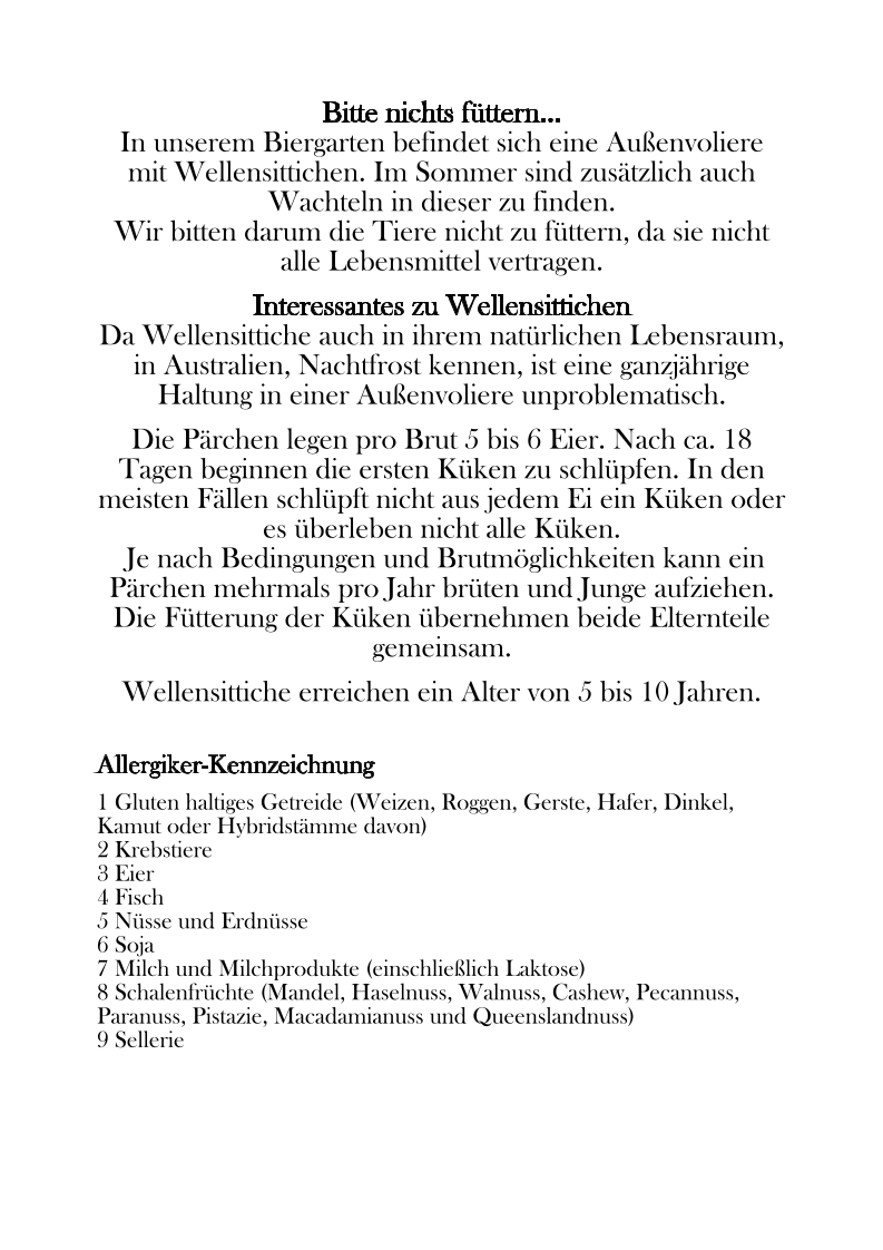 Menu Hotel & Restaurant 'gasthof Zum Fürstenthal'-9