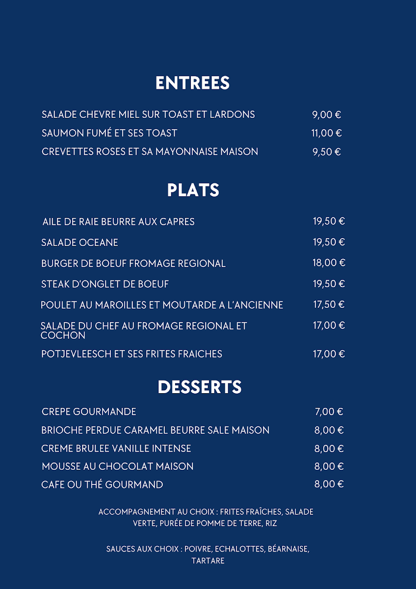 Menu Hôtel Restaurant Le Flobart Le Portel-6
