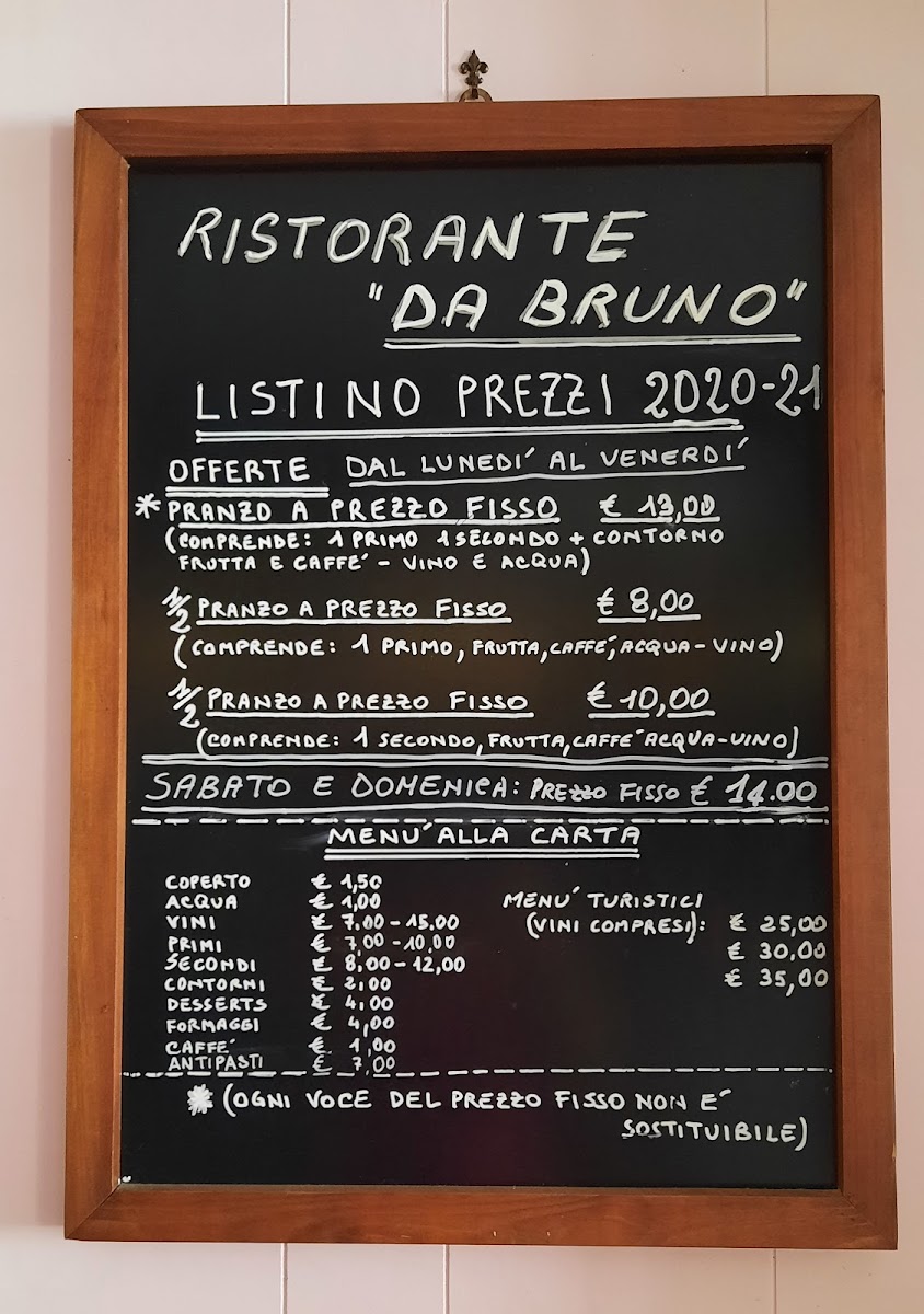 Menu Hotel Ristorante Da Bruno-7